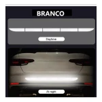 Adesivos Refletivos Evitar Colisão Trazeira Segurança Branco