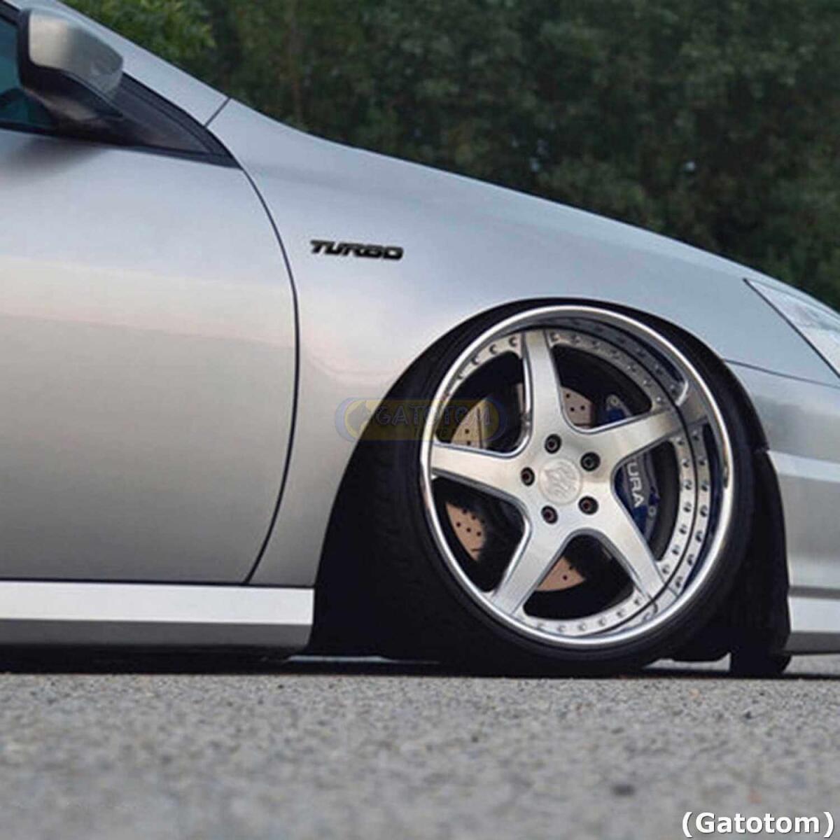 Emblema Turbo Abs Lateral Cruze Onix Chevrolet Gm 12cm Prt - Imagem 3