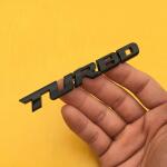 Emblema Turbo Abs Lateral Cruze Onix Chevrolet Gm 12cm Prt - Imagem 6