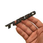 Emblema Turbo Abs Lateral Cruze Onix Chevrolet Gm 12cm Prt