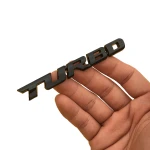 Emblema Turbo Abs Lateral Cruze Onix Chevrolet Gm 12cm Prt