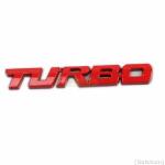 Emblema Turbo Abs Lateral Cruze Onix Chevrolet Gm 12cm Red - Imagem 2