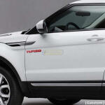 Emblema Turbo Abs Lateral Cruze Onix Chevrolet Gm 12cm Red - Imagem 4