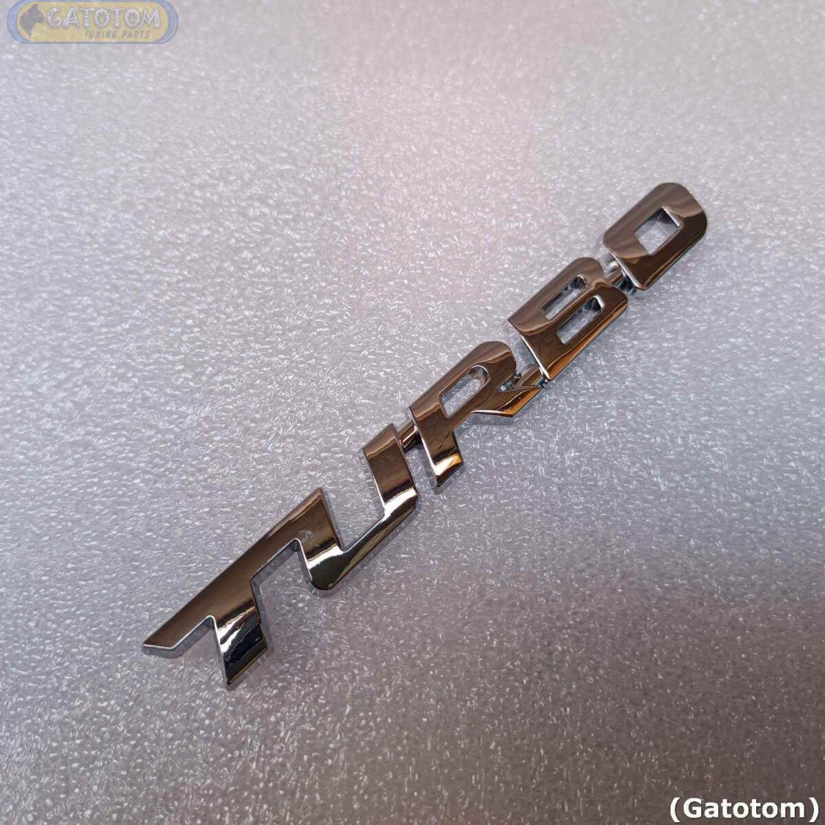 Emblema Turbo ABS Lateral Cruze Onix Chevrolet Gm 12cm Cro - Imagem 2