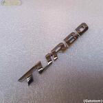 Emblema Turbo ABS Lateral Cruze Onix Chevrolet Gm 12cm Cro - Imagem 2