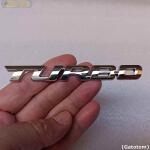 Emblema Turbo ABS Lateral Cruze Onix Chevrolet Gm 12cm Cro - Imagem 6