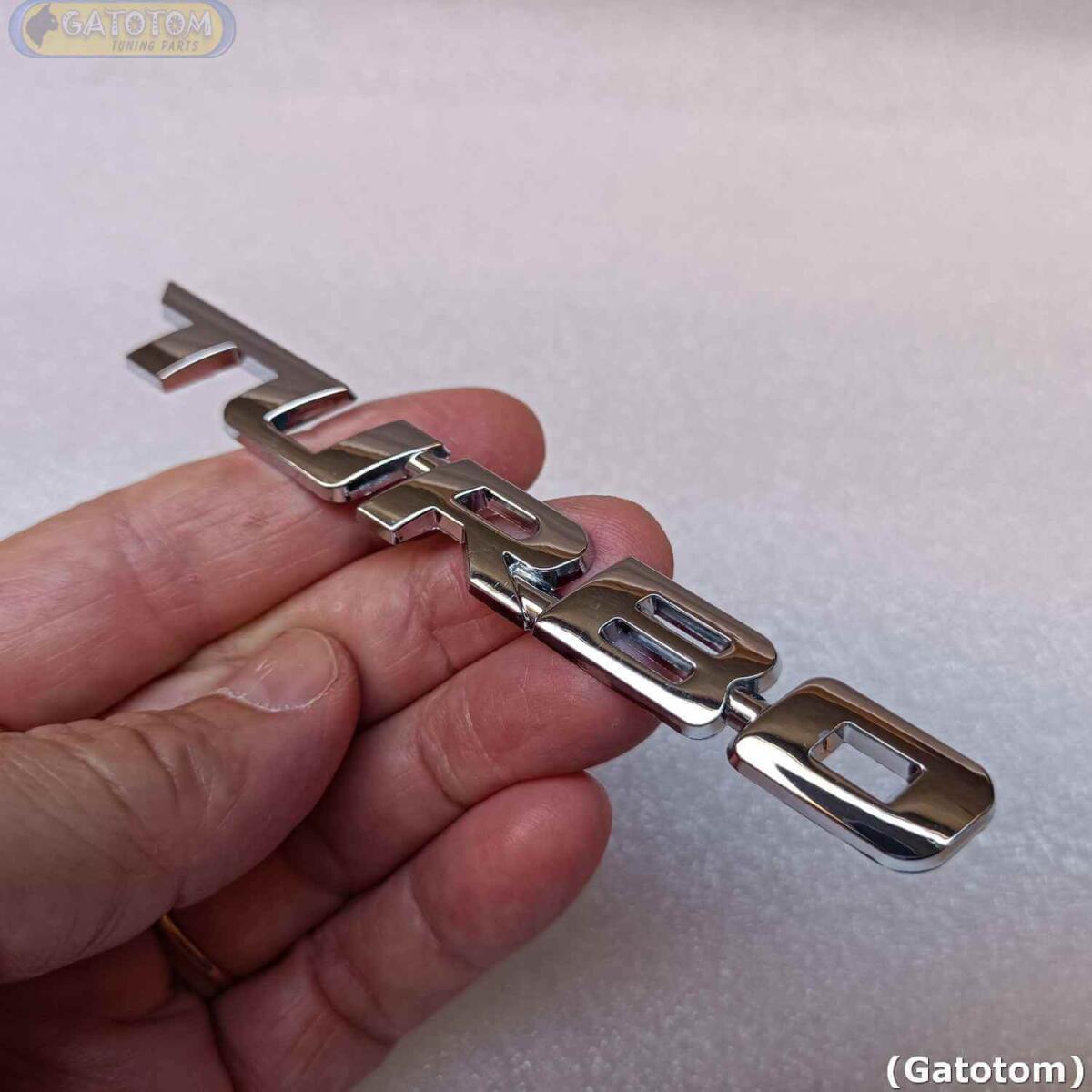 Emblema Turbo ABS Lateral Cruze Onix Chevrolet Gm 12cm Cro - Imagem 5