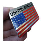 Emblema Estados Unidos Usa Adesivo Metal Ford Chevrolet Dodg