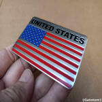Emblema Estados Unidos Usa Adesivo Metal Ford Chevrolet Dodg - Imagem 2