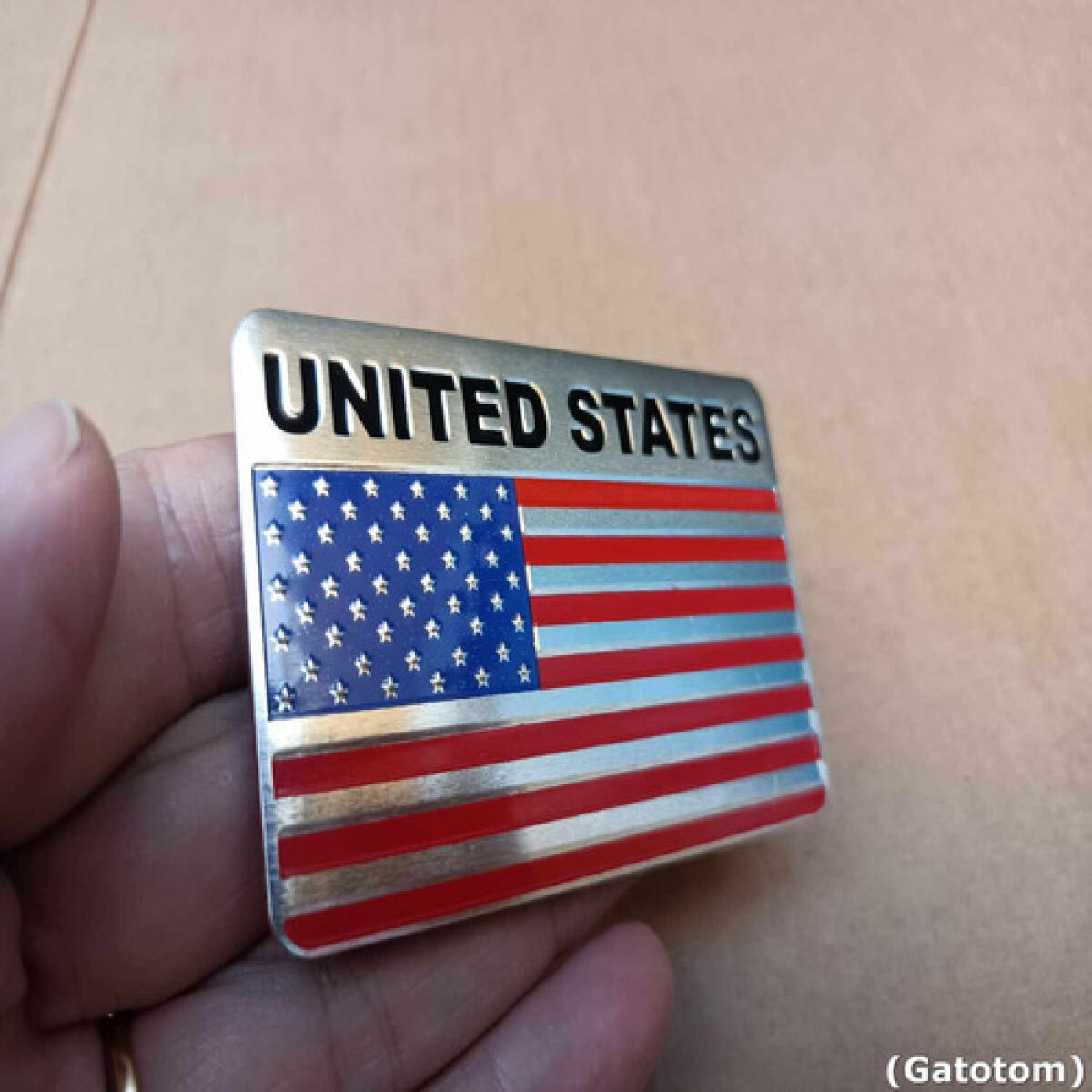 Emblema Estados Unidos Usa Adesivo Metal Ford Chevrolet Dodg - Imagem 3