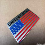 Emblema Estados Unidos Usa Adesivo Metal Ford Chevrolet Dodg - Imagem 4