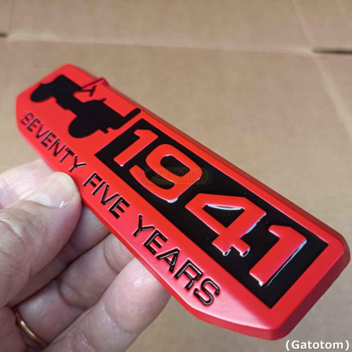 Emblema Jeep Metal 14cm Renegade Willys Compass Cherokee Prr - Imagem 2