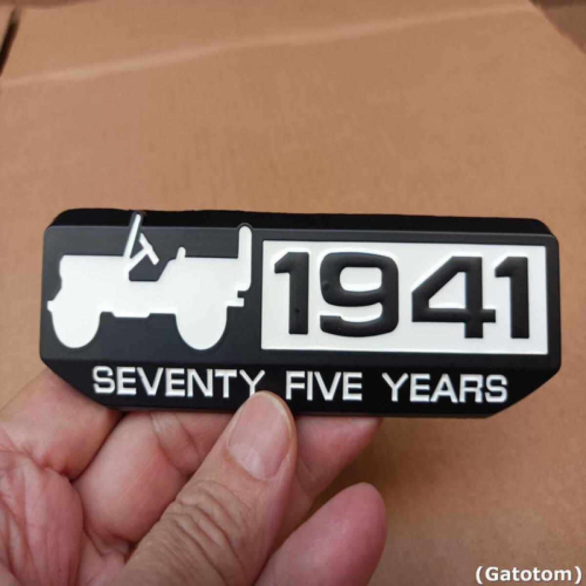 Emblema Jeep Metal 14cm Renegade Willys Compass Cherokee Brp - Imagem 2