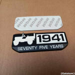 Emblema Jeep Metal 14cm Renegade Willys Compass Cherokee Brp - Imagem 6