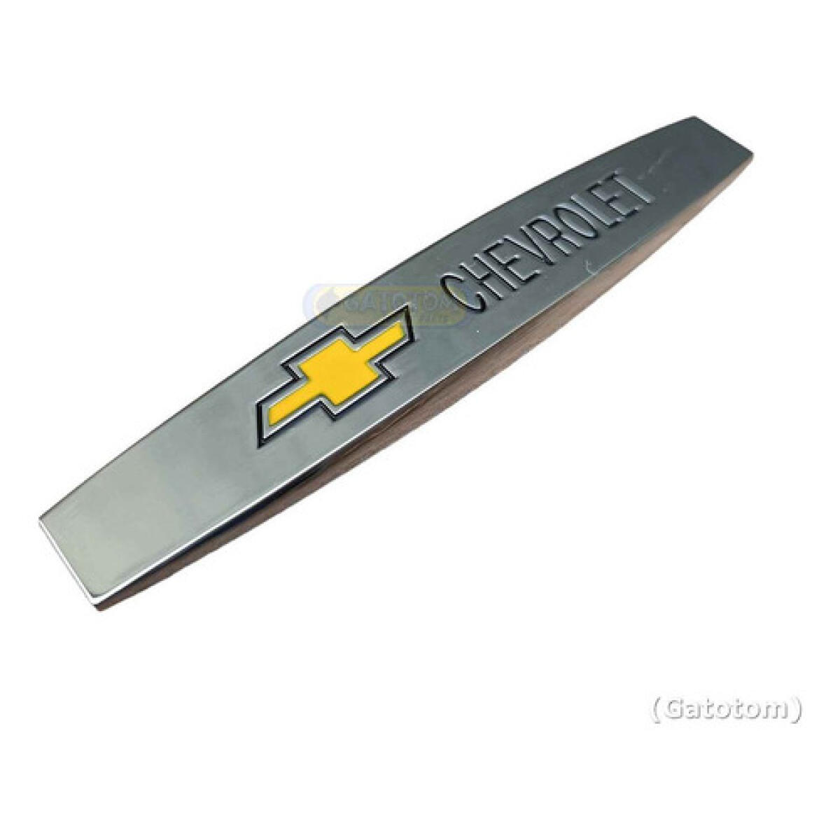 Emblema Chevrolet Logo Adesivo Metal Reforçado Cromado Prata - Imagem 5