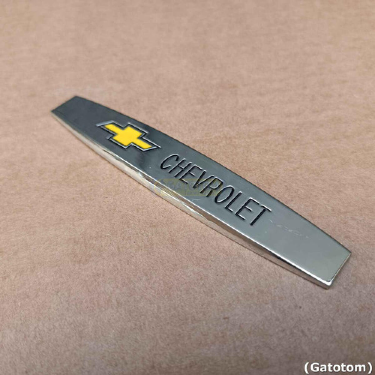 Emblema Chevrolet Logo Adesivo Metal Reforçado Cromado Prata - Imagem 7