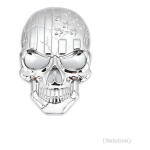 Emblema Caveira 3d Metal  Soldado Harley Carro Moto Usa Prat - Imagem 5