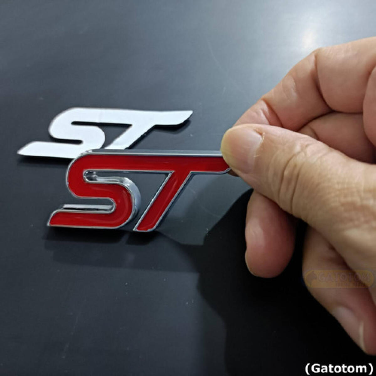 Emblema Adesivo St Ford Fiesta Ka Fusion Metal Auto Relevo - Imagem 4