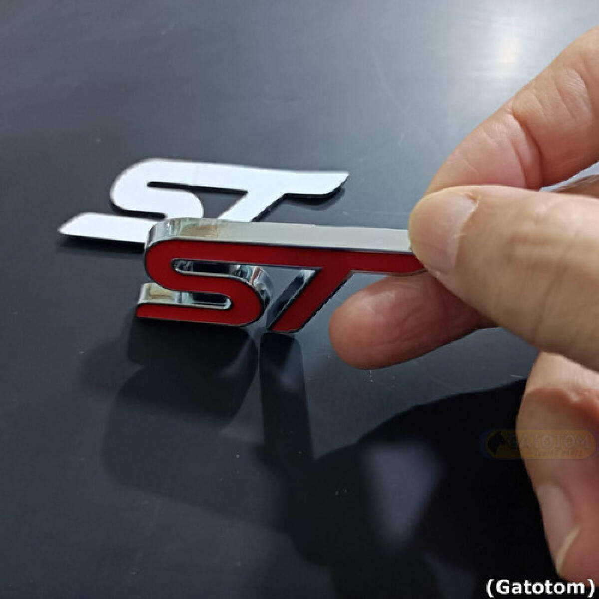 Emblema Adesivo St Ford Fiesta Ka Fusion Metal Auto Relevo - Imagem 5