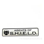 Emblema Agentes Da Shields Marvel Shield Faixa Lateral Prata - Imagem 5