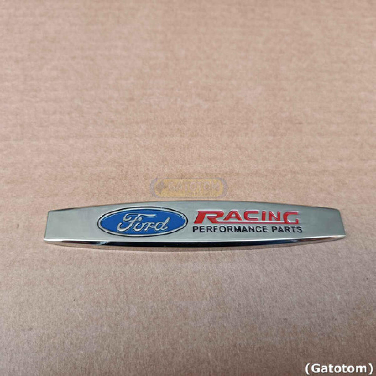 Emblema Ford Racing Ka Focus Fiesta F250 F1000 Musta Metal - Imagem 6