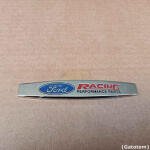 Emblema Ford Racing Ka Focus Fiesta F250 F1000 Musta Metal - Imagem 6