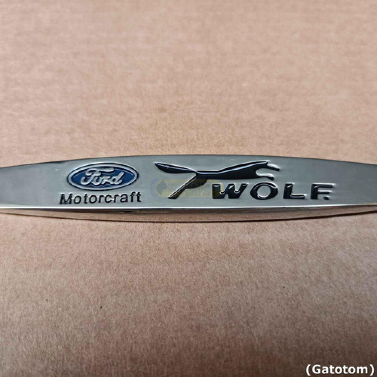 Emblema Ford Wolf Ka Focus Fiesta F250 F1000 Mustang Metal - Imagem 4