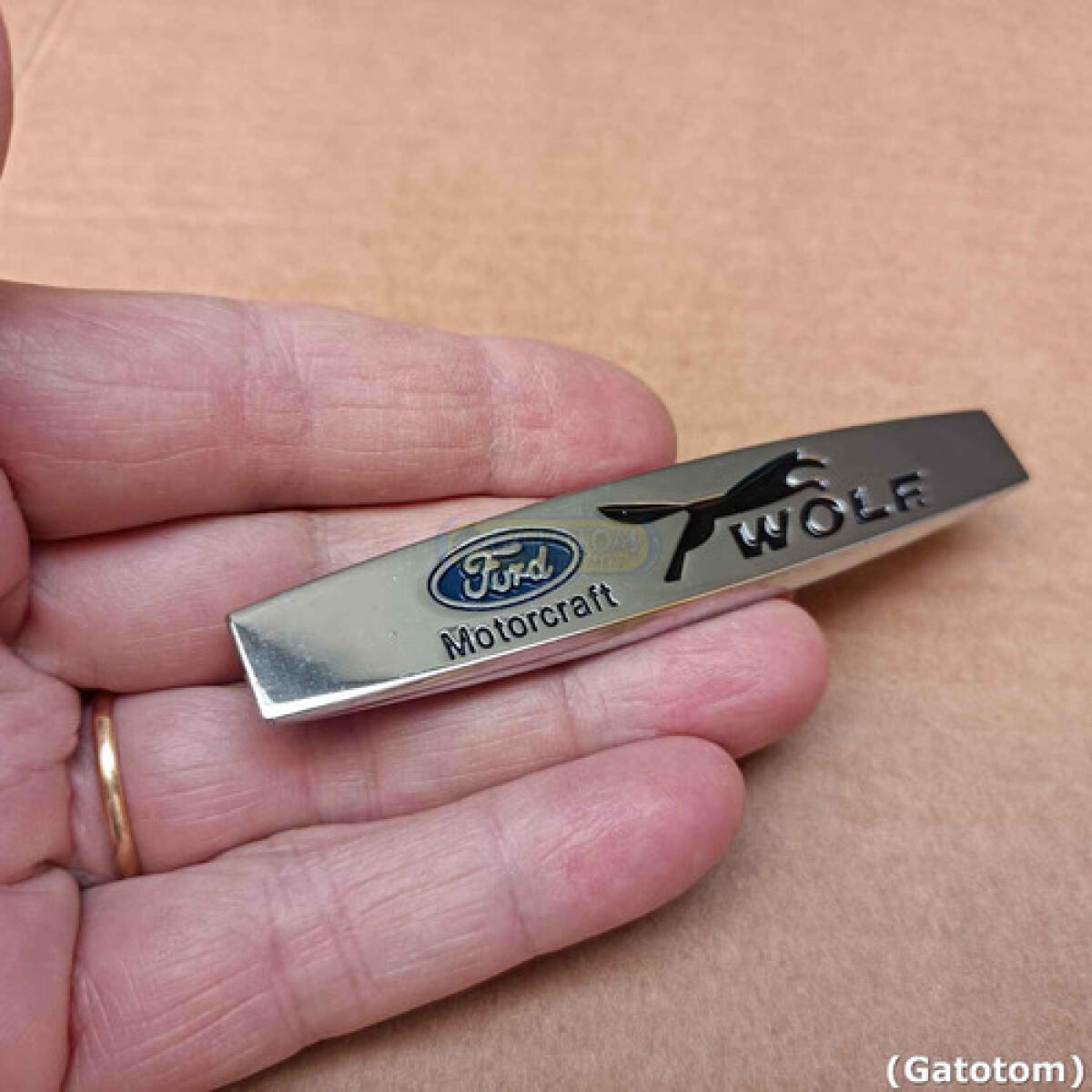 Emblema Ford Wolf Ka Focus Fiesta F250 F1000 Mustang Metal - Imagem 5