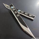 Emblema Bmw I4x3 X5 Ix I4 M50 M3 320i 118i 218i 420i Blk 2un - Imagem 7