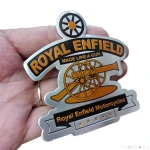 Emblema Adesivo Royal Enfield Logo Royal Like Gu Auto Relevo