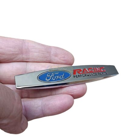 Emblema Ford Racing Ka Focus Fiesta F250 F1000 Musta Metal