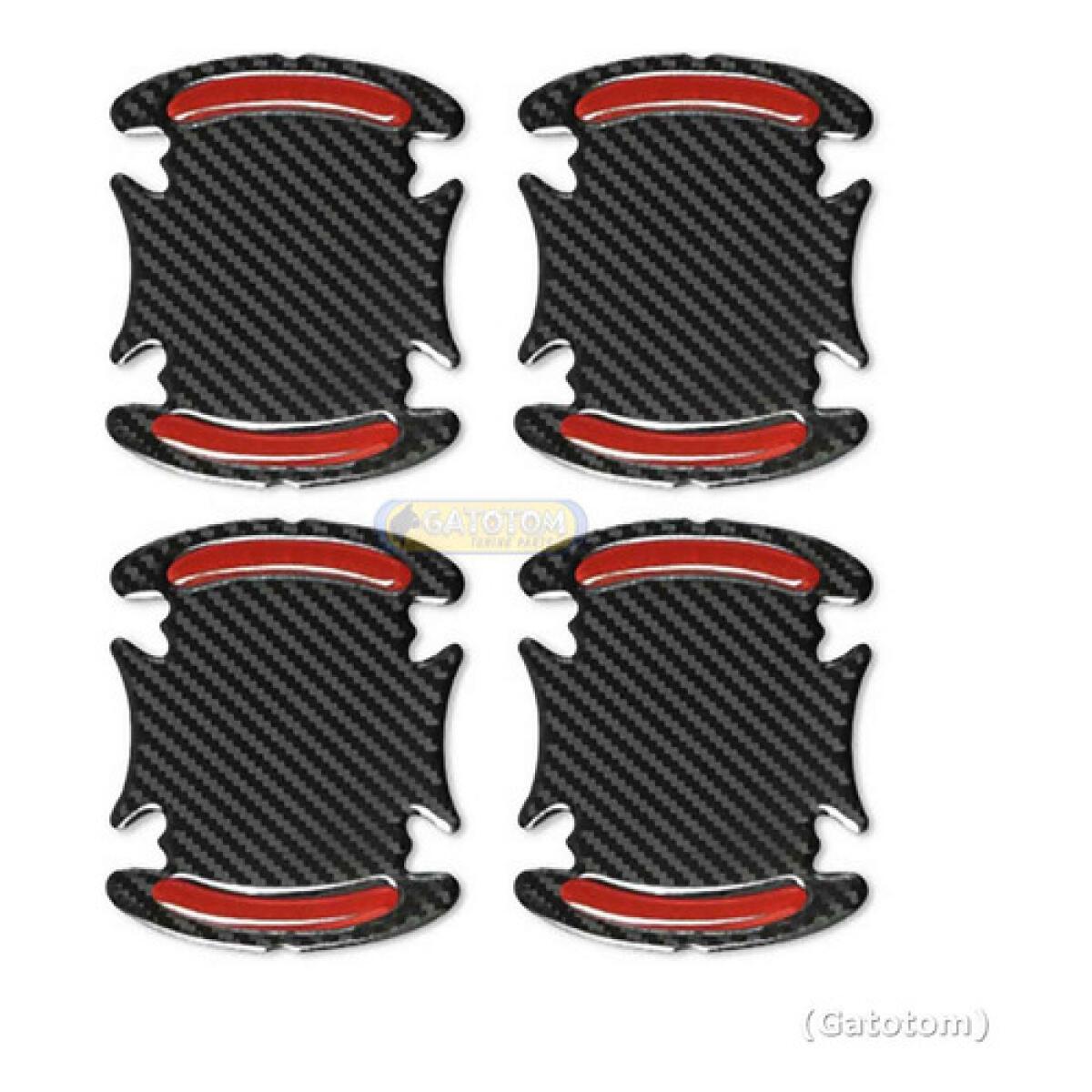 Adesivo Protetor De Porta Maçaneta Fluorescente Kit 8 Unidad - Imagem 3