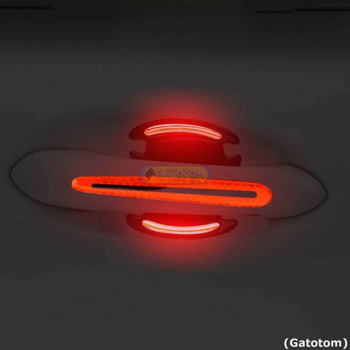 Adesivo Protetor De Porta Maçaneta Fluorescente Kit 8 Unidad - Imagem 7