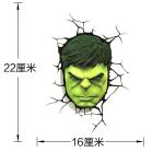 Kit 2 Adesivos 3d Incrivel Hulk Rosto E Punho P/carros Moto
