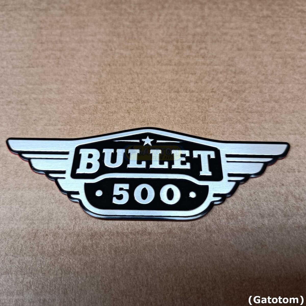 Emblema Adesivo Royal Enfield Bullet 500 P Alumi Auto Relevo - Imagem 6