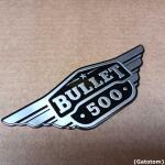 Emblema Adesivo de Alumínio Prata em Alto Relevo para Royal Enfield Bullet 500 - Imagem 7