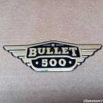 Emblema Adesivo Bullet 500 D Metal Auto Relevo compátivel com Royal Enfield - Imagem 6