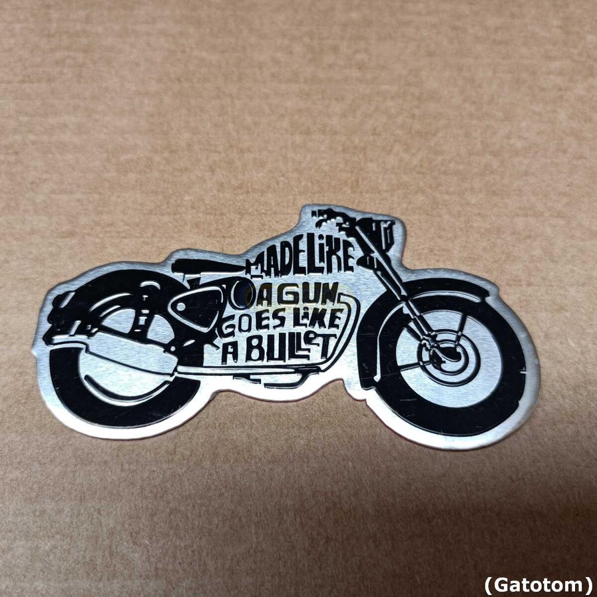 Emblema Adesivo Royal Enfield Moto Bull Alumínio Auto Relevo - Imagem 7