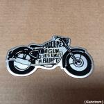 Emblema Adesivo Moto Bull Alumínio Auto Relevo compátivel com Royal Enfield - Imagem 7