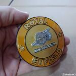 Emblema Adesivo Gun Blk E Alumínio Auto Relevo compátivel com Royal Enfield - Imagem 4