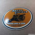 Emblema Adesivo Made Like A Gun Ca Auto Relevo compátivel com Royal Enfield - Imagem 6