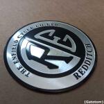 Emblema Adesivo Redditch Cyc Alumi Auto Relevo compátivel com Royal Enfield - Imagem 3