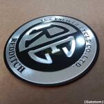 Emblema Adesivo Redditch Cyc Alumi Auto Relevo compátivel com Royal Enfield - Imagem 4
