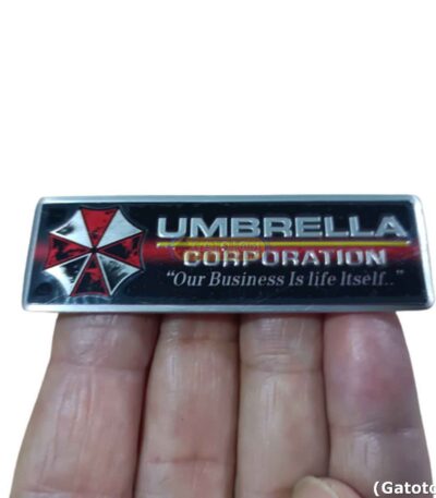 Emblema Umbrella Brasão Adesivo Resident Evil Red Suj Harley