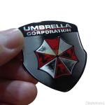 Emblema Umbrella Brasão Adesivo Resident Evil Pra Suj Harley