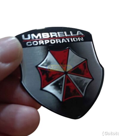 Emblema Umbrella Brasão Adesivo Resident Evil Pra Suj Harley