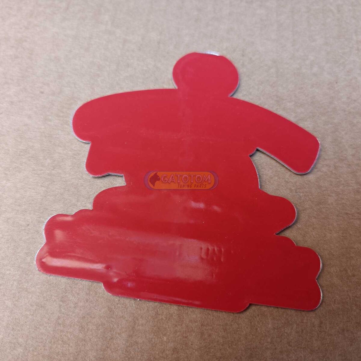 Emblema Adesivo Royal Enfield Logo Royal Like Gun Yel Relevo - Imagem 6