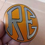Emblema Adesivo Redditch Logo Alum Auto Relevo compátivel com Royal Enfield - Imagem 4
