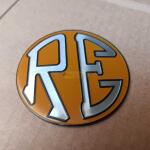 Emblema Adesivo Redditch Logo Alum Auto Relevo compátivel com Royal Enfield - Imagem 5