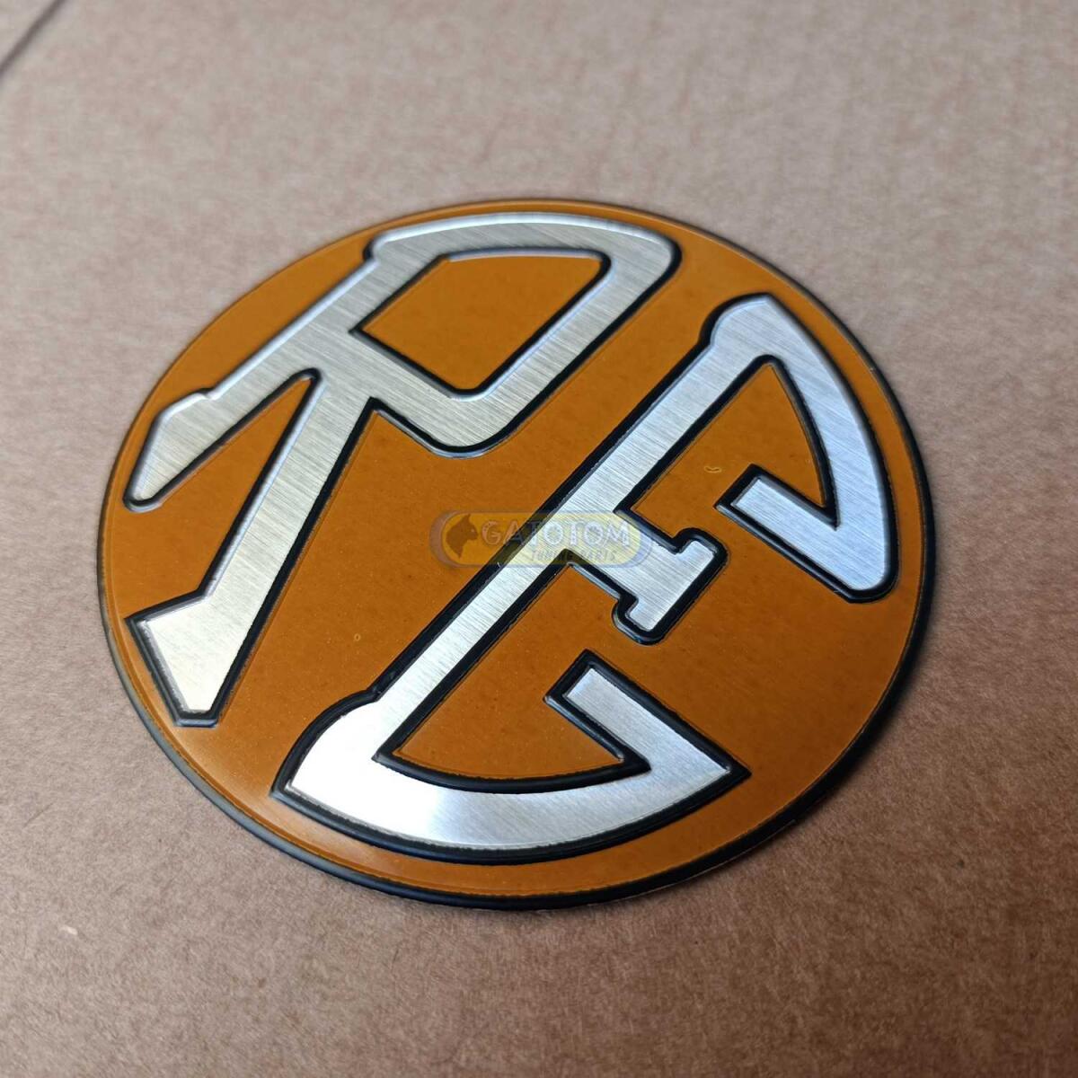 Emblema Adesivo Royal Enfield Redditch Logo Alum Auto Relevo - Imagem 6